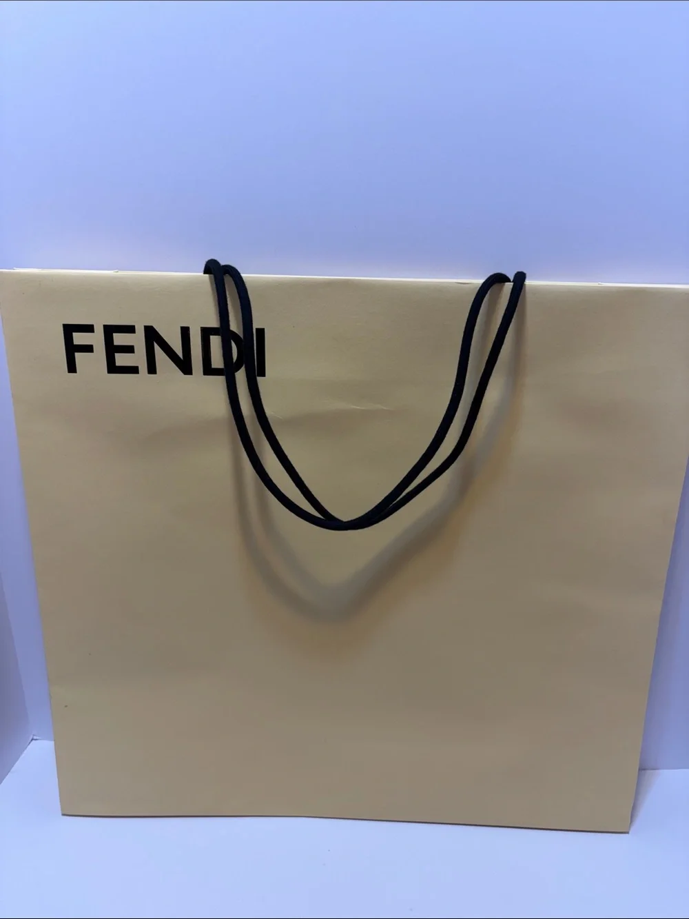 4 large assorted gift bags Gucci Louie Vuitton, Fendi & Chanel